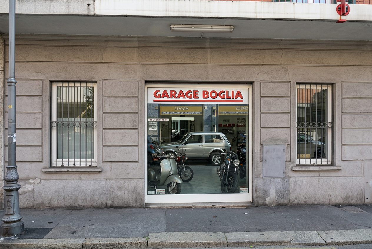 Meccanico al lavoro nell'officina Garage Boglia
